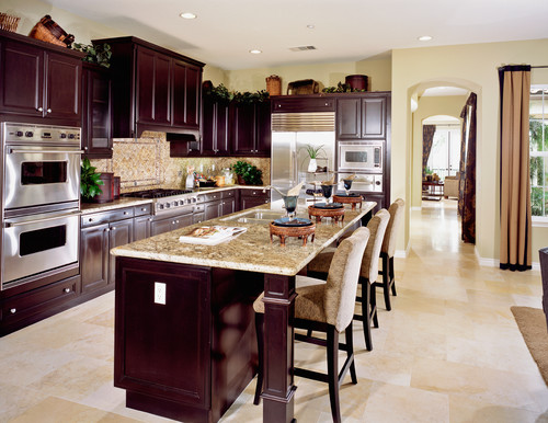 Sienna Bordeaux granite countertop 